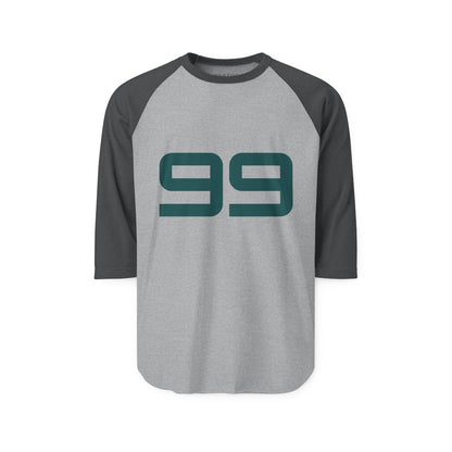 99 Retro Raglan Shirt — Vintage Athletic Number Tee