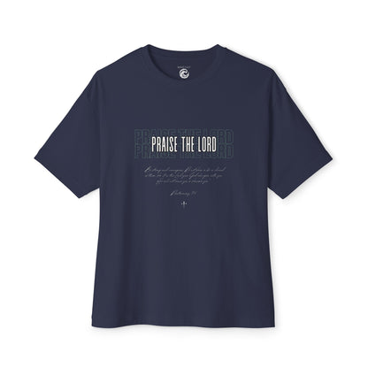Praise The Lord Tee — Christian Oversized Boxy T-Shirt