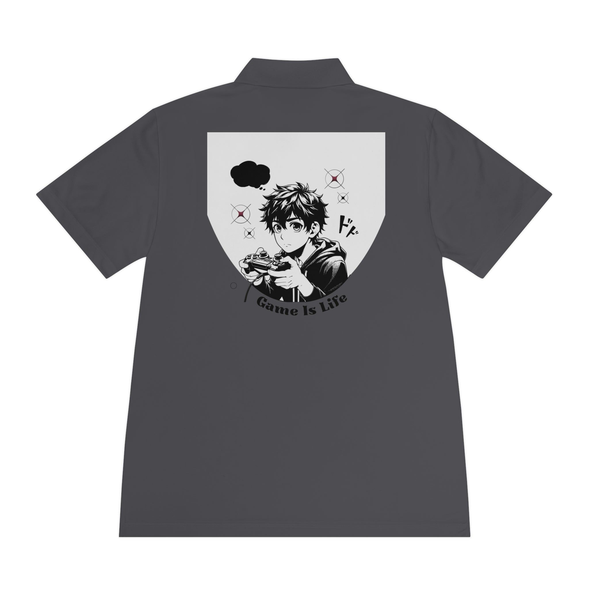 Polo: 'Game Is Life' Gamer Graphic Sport Polo