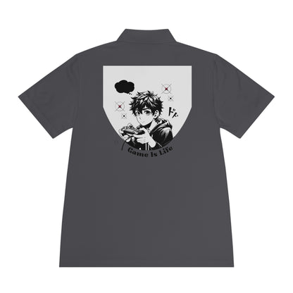 Polo: 'Game Is Life' Gamer Graphic Sport Polo