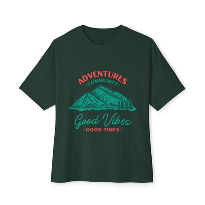 Good Vibes Mountain Tee — Adventures Community Graphic T-Shirt