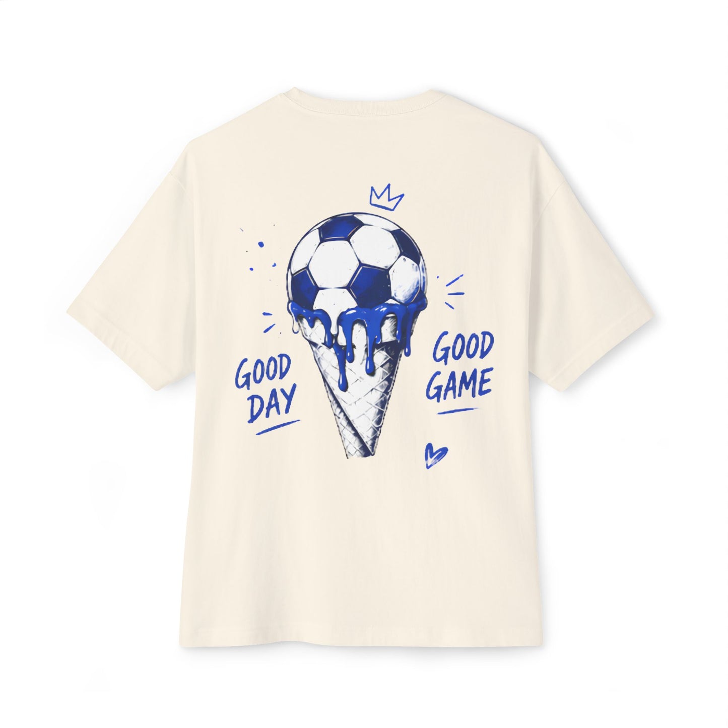 Soccer 'Game On' Graphic Tee – Play for the Dream Oversized Shirt