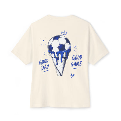 Soccer 'Game On' Graphic Tee – Play for the Dream Oversized Shirt