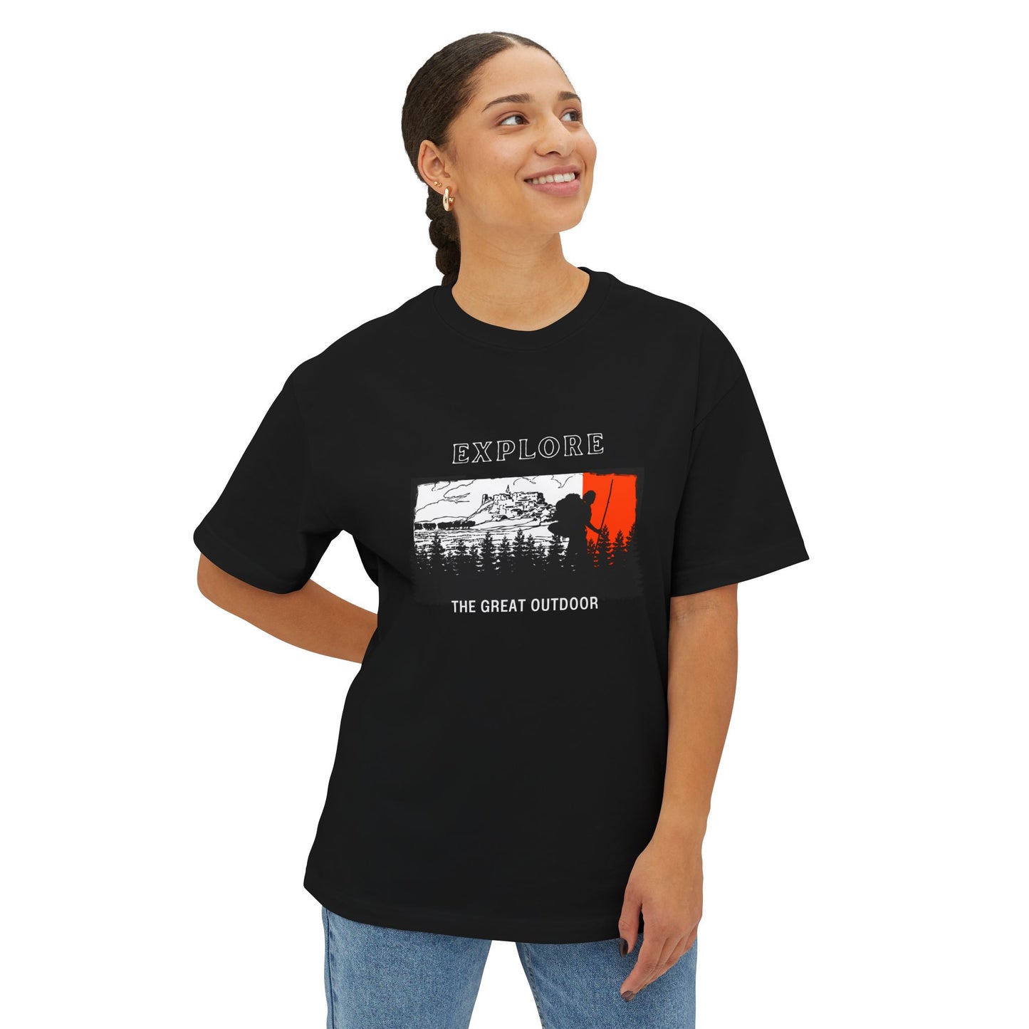 Explore The Great Outdoor T-Shirt – Mountain & Forest Adventure Tee