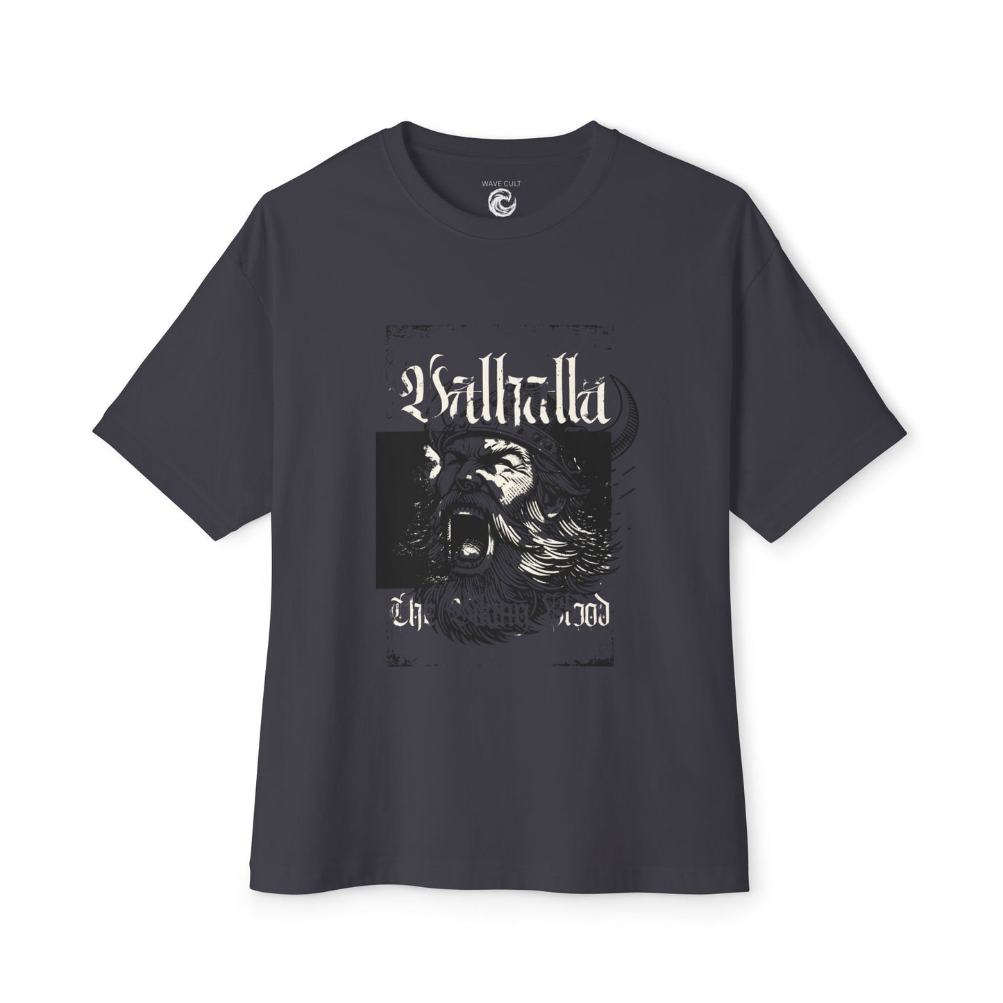 Viking Warrior Graphic Tee — Bold Norse Helmet Design