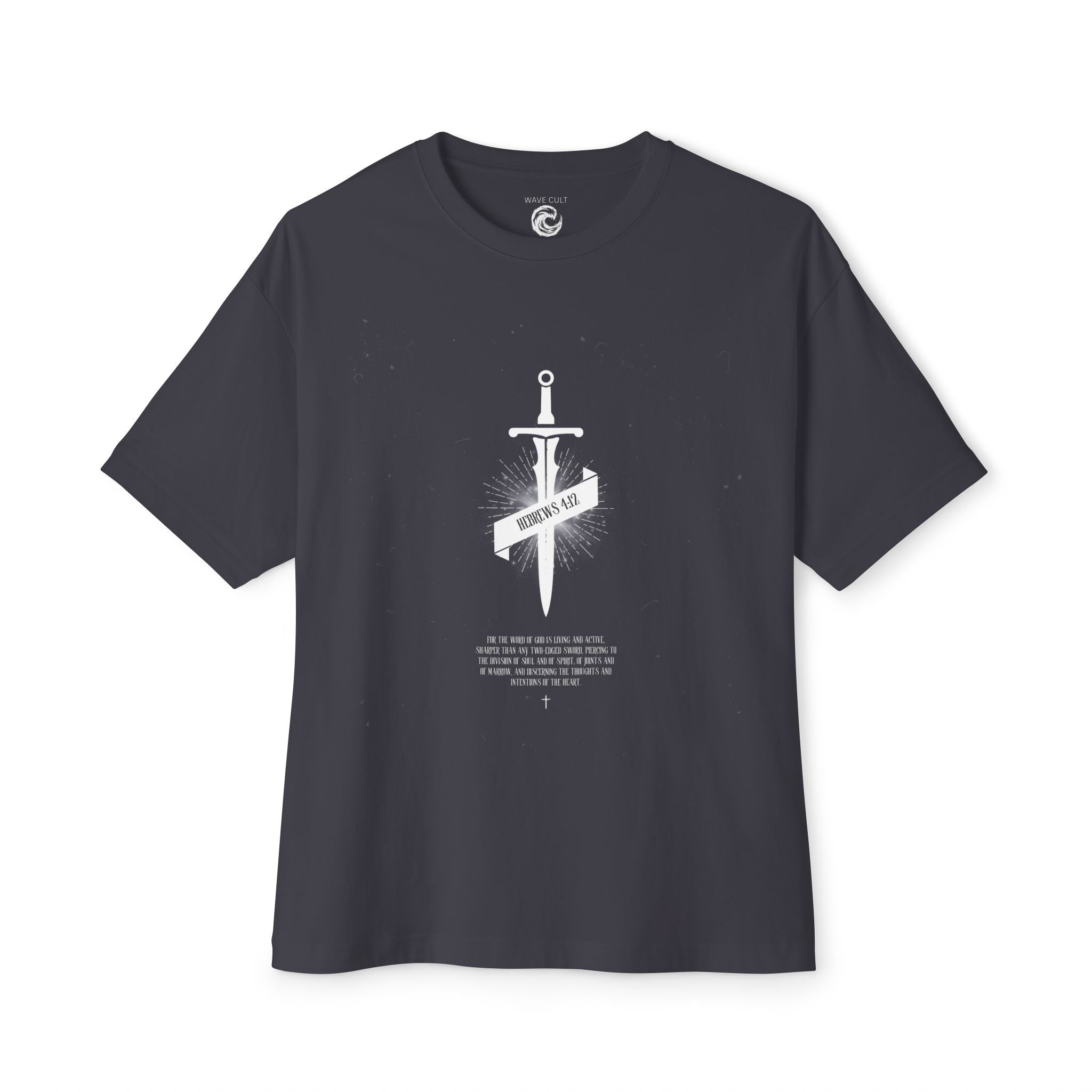 Dagger Tshirt — Dagger & Banner Graphic T-Shirt ("Forgive Us")