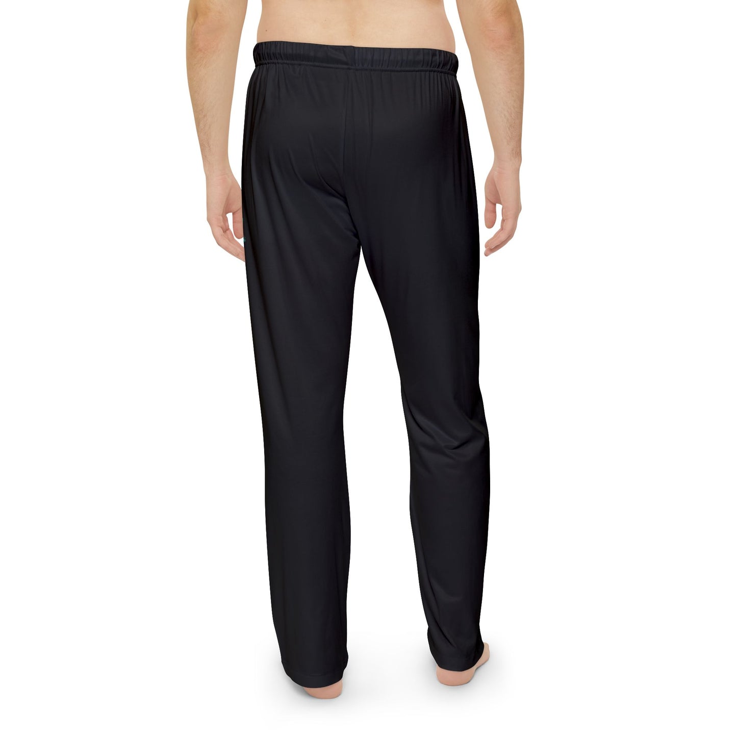 Men's Pajama Pants — Teal Dragon Smoke Graphic Lounge Pants