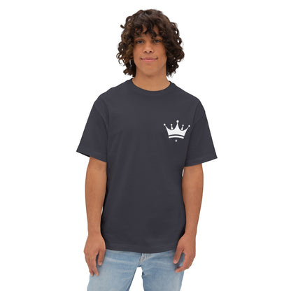 Crown Reflection Tee — Psalm 27:1 Inspirational Oversized T-Shirt