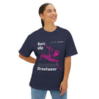 Oversized TShirt — "Borcelle" Pink Angel Graphic streetwear T-Shirt