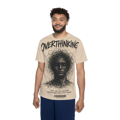 Overthinking Graphic Tee — Mental Health Awareness Art Shirt
