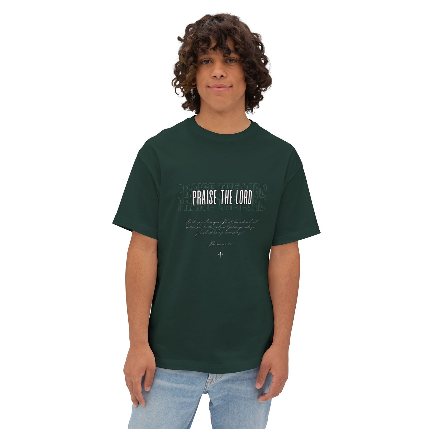 Praise The Lord Tee — Christian Oversized Boxy T-Shirt