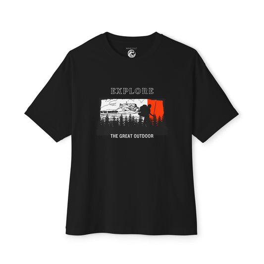 Explore The Great Outdoor T-Shirt – Mountain & Forest Adventure Tee