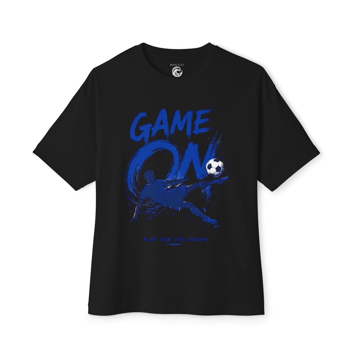 Soccer 'Game On' Graphic Tee – Play for the Dream Oversized Shirt