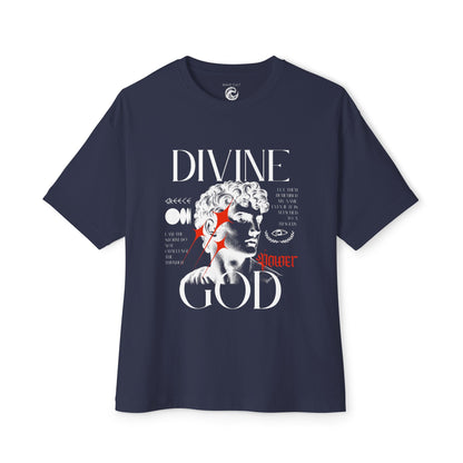 Divine God Statue Graphic Tee – Vintage Sculpture Art Shirt