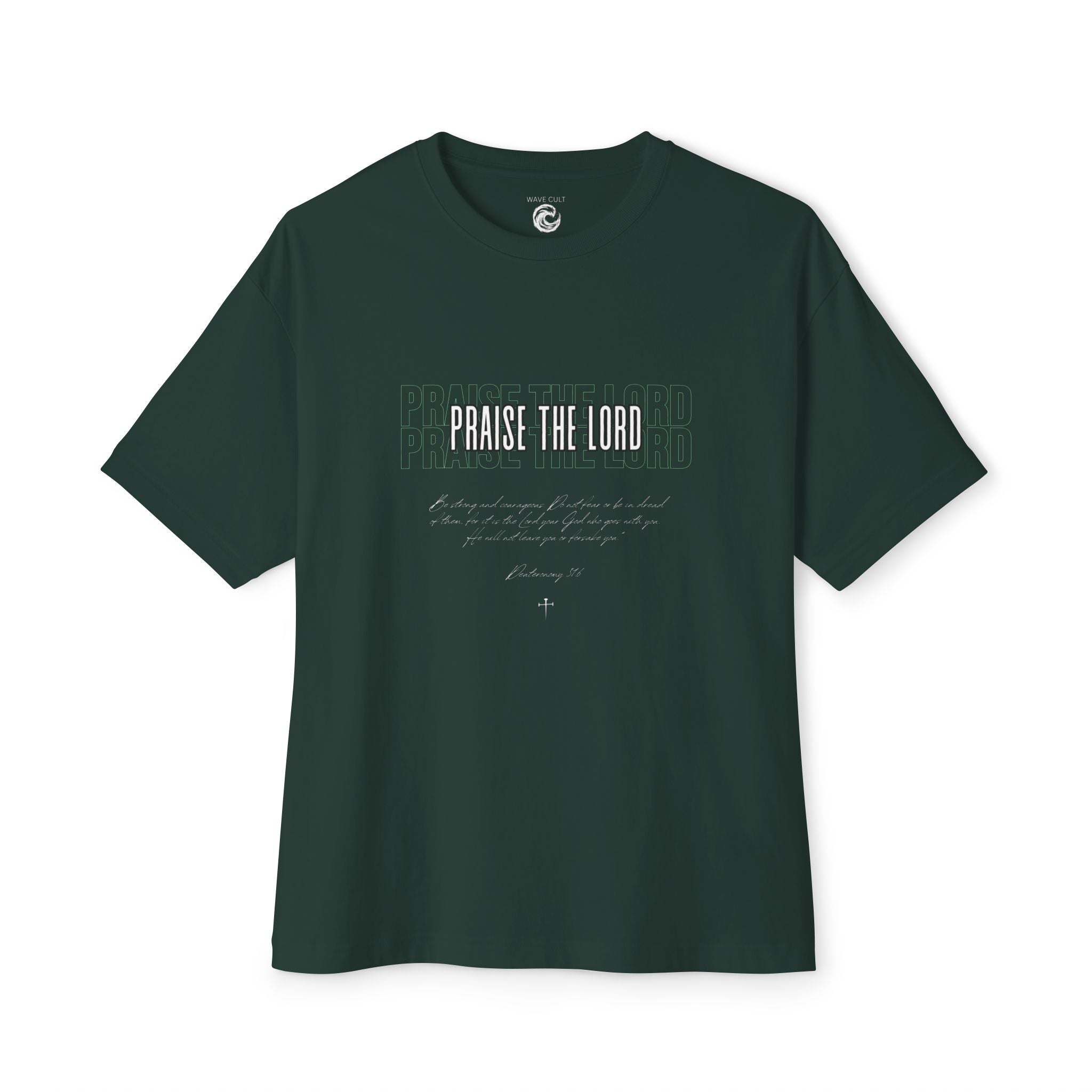 Oversized Tshirt. Praise The Lord Tee — Christian.