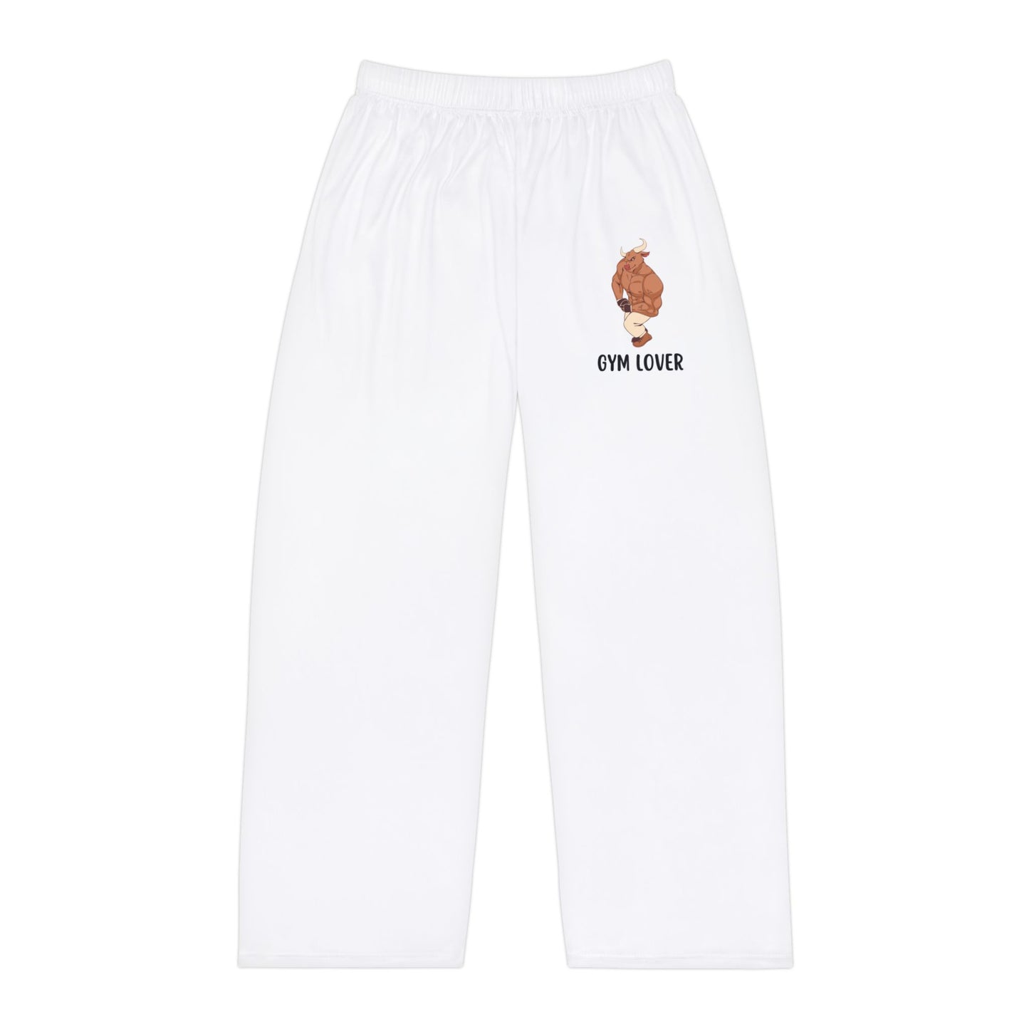 Gym Lover Pajama Pants — Men’s Comfortable Sleepwear with Muscle Bear Graphic