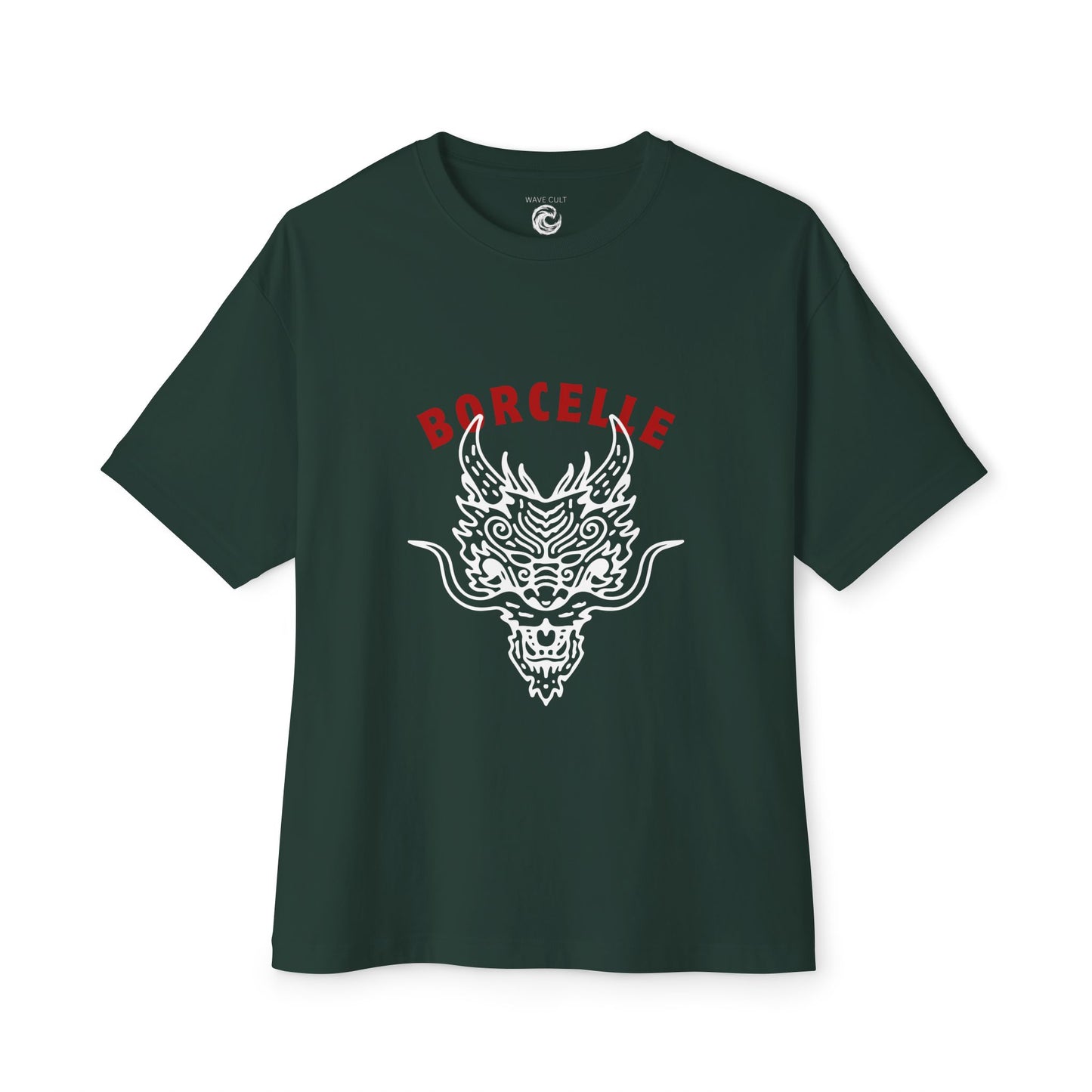 Dragon Skull Tee – 'Borcelle' Graphic Oversized Boxy T-Shirt