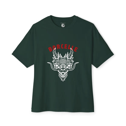 Dragon Skull Tee – 'Borcelle' Graphic Oversized Boxy T-Shirt