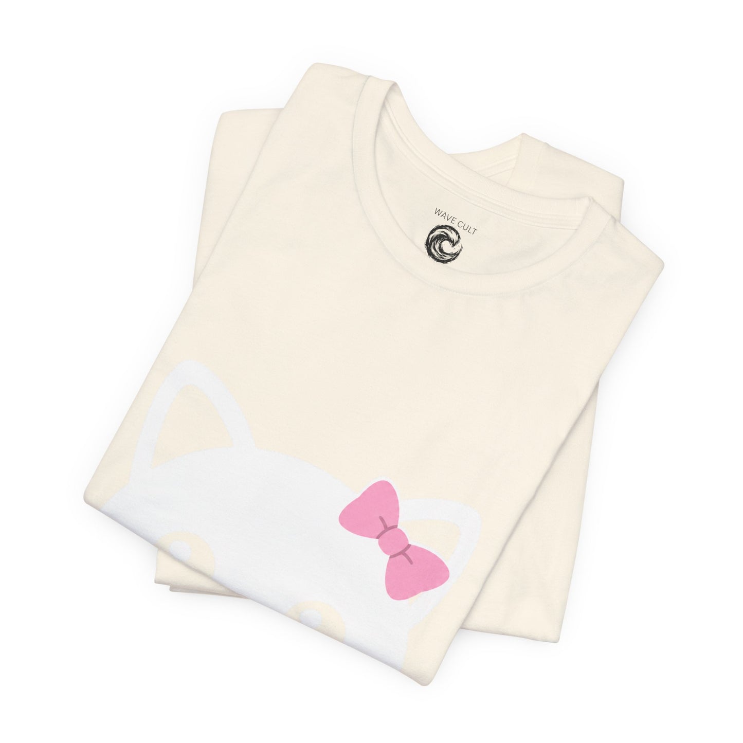 Cute Kawaii Cat Face Tee — Cute Kitty Graphic T-Shirt