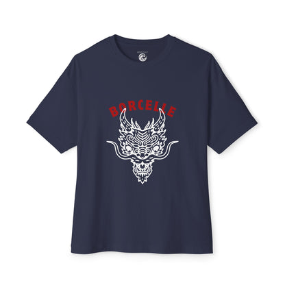 Dragon Skull Tee – 'Borcelle' Graphic Oversized Boxy T-Shirt