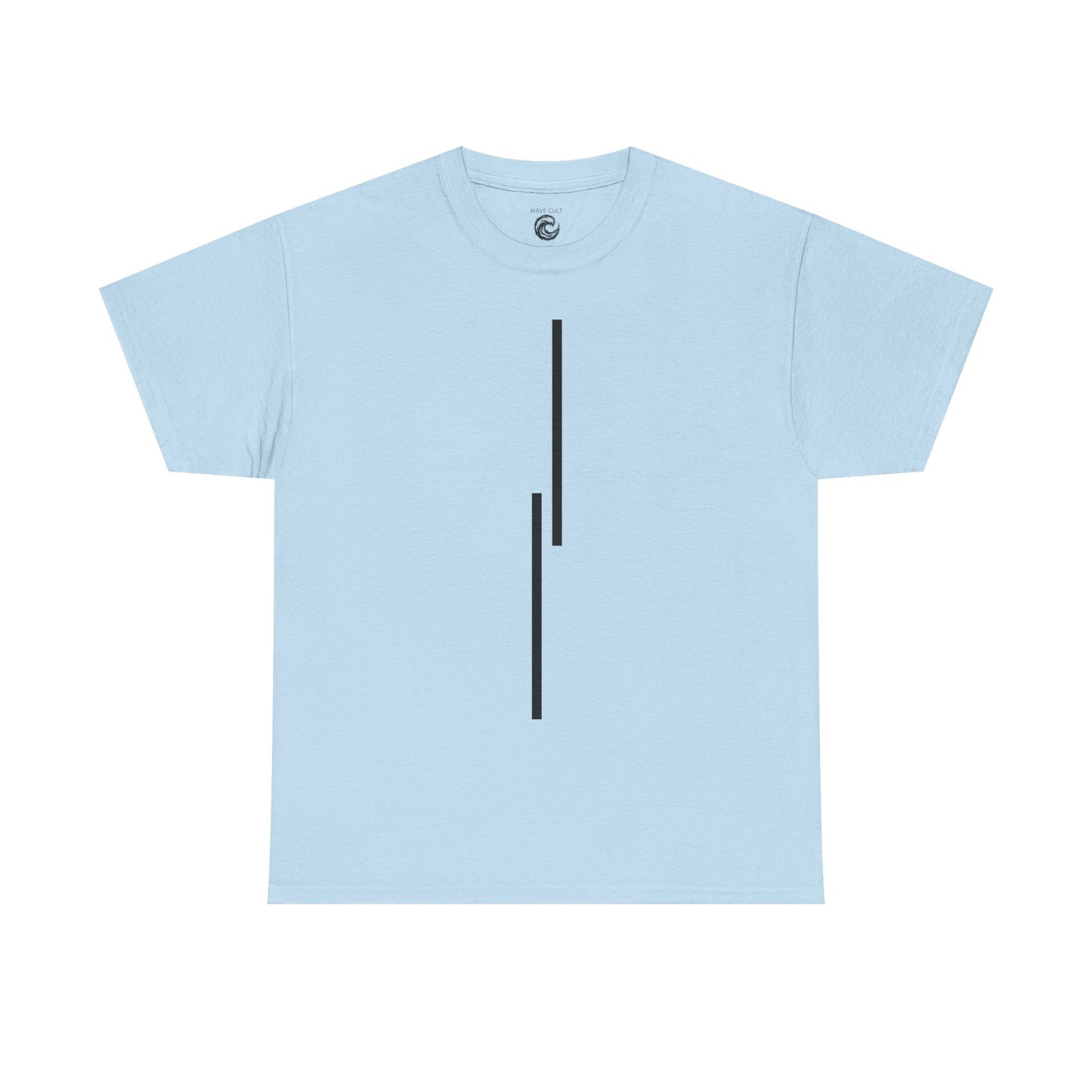 Minimalist Vertical Lines Unisex T‑Shirt — Modern Graphic Tee