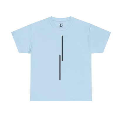 Minimalist Vertical Lines Unisex T‑Shirt — Modern Graphic Tee