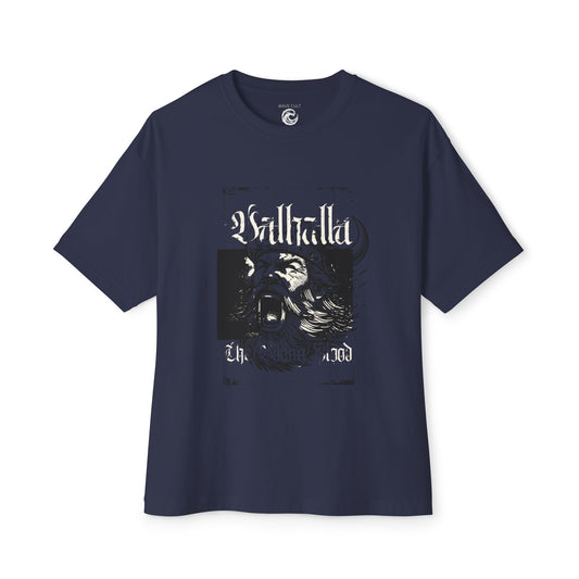 Viking Warrior Graphic Tee — Bold Norse Helmet Design