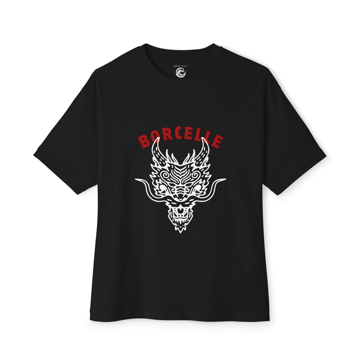 Dragon Skull Tee – 'Borcelle' Graphic Oversized Boxy T-Shirt