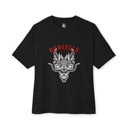 Dragon Skull Tee – 'Borcelle' Graphic Oversized Boxy T-Shirt