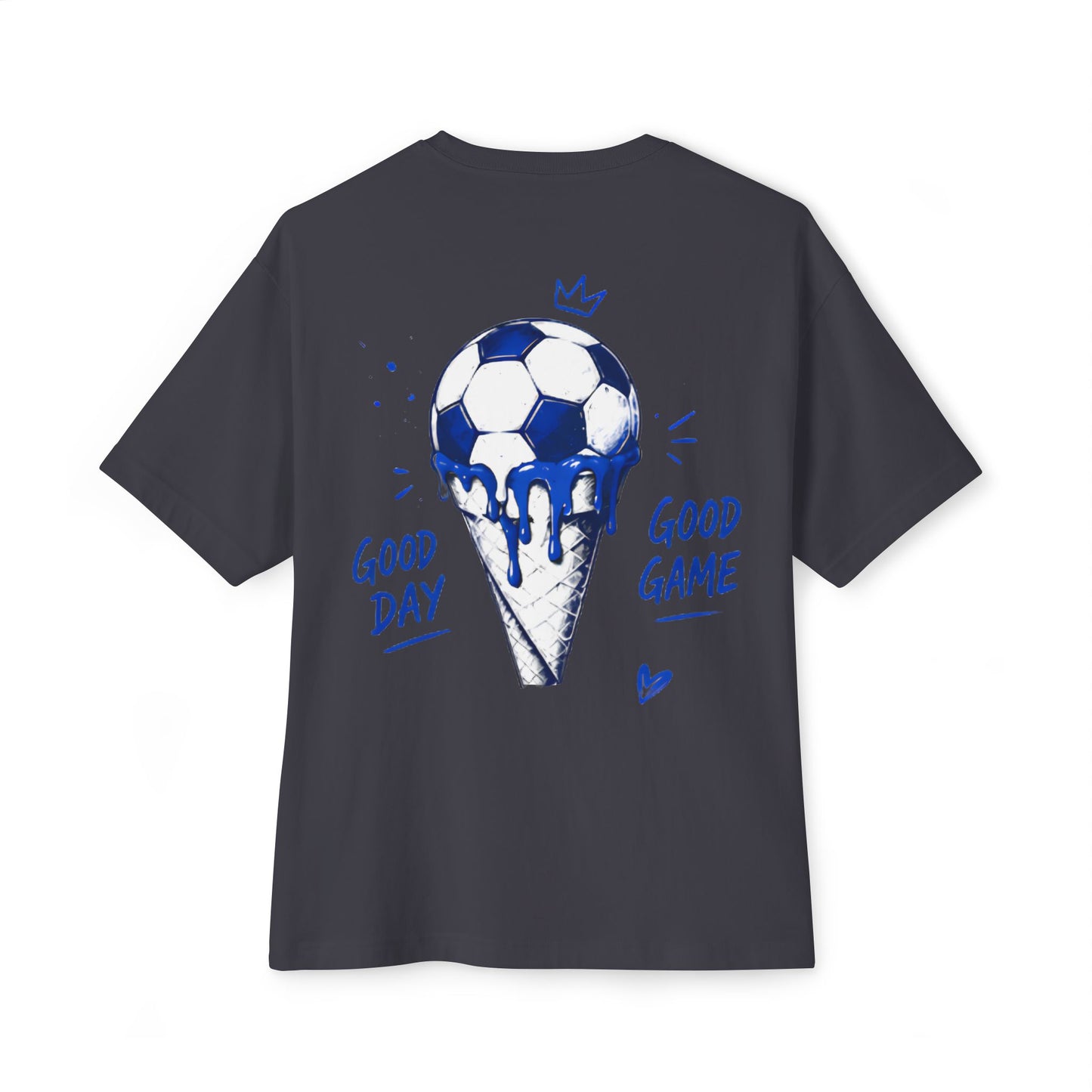 Soccer 'Game On' Graphic Tee – Play for the Dream Oversized Shirt