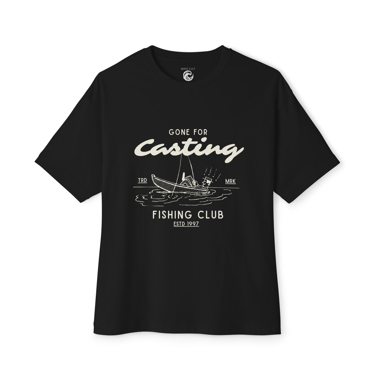 Fishing Club 'Gone for Casting' Tee — Vintage Boat Angler T-Shirt