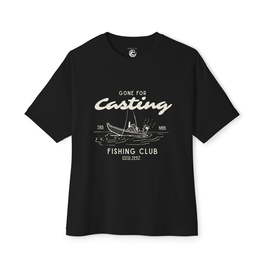 Fishing Club 'Gone for Casting' Tee — Vintage Boat Angler T-Shirt