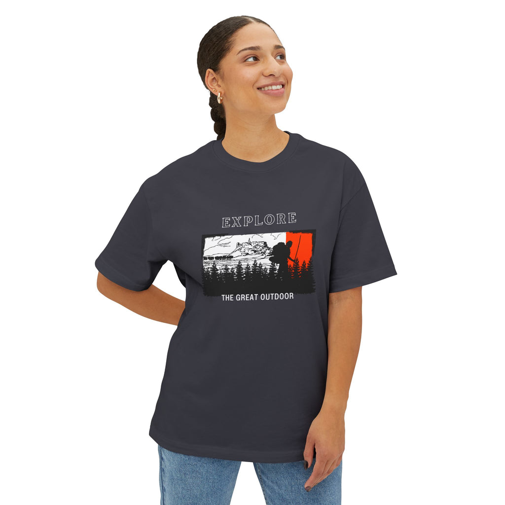 Explore The Great Outdoor T-Shirt – Mountain & Forest Adventure Tee