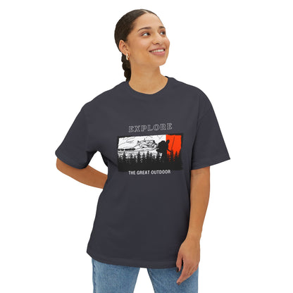 Explore The Great Outdoor T-Shirt – Mountain & Forest Adventure Tee