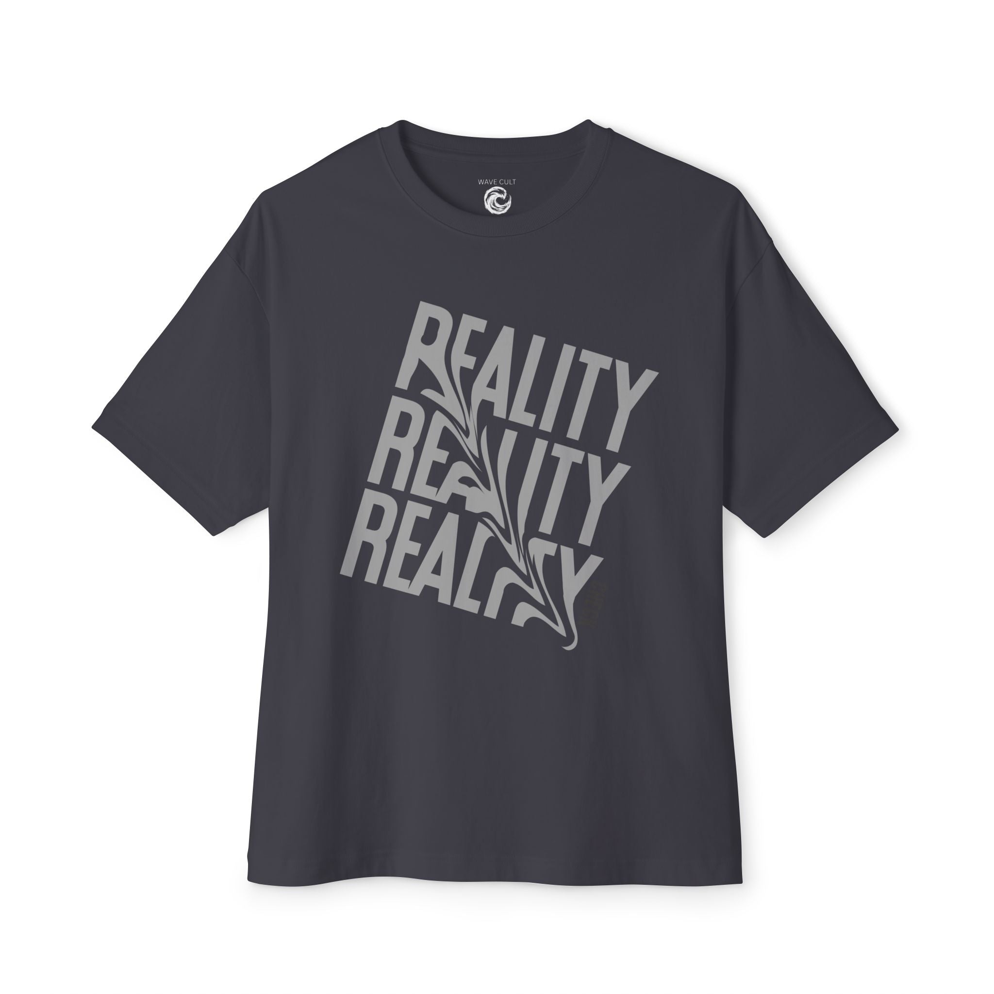 Messaging tshirt — Distorted 'Reality' Boxy T-Shirt