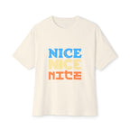 Nice tshirt — Retro Colorblock Graphic T‑Shirt