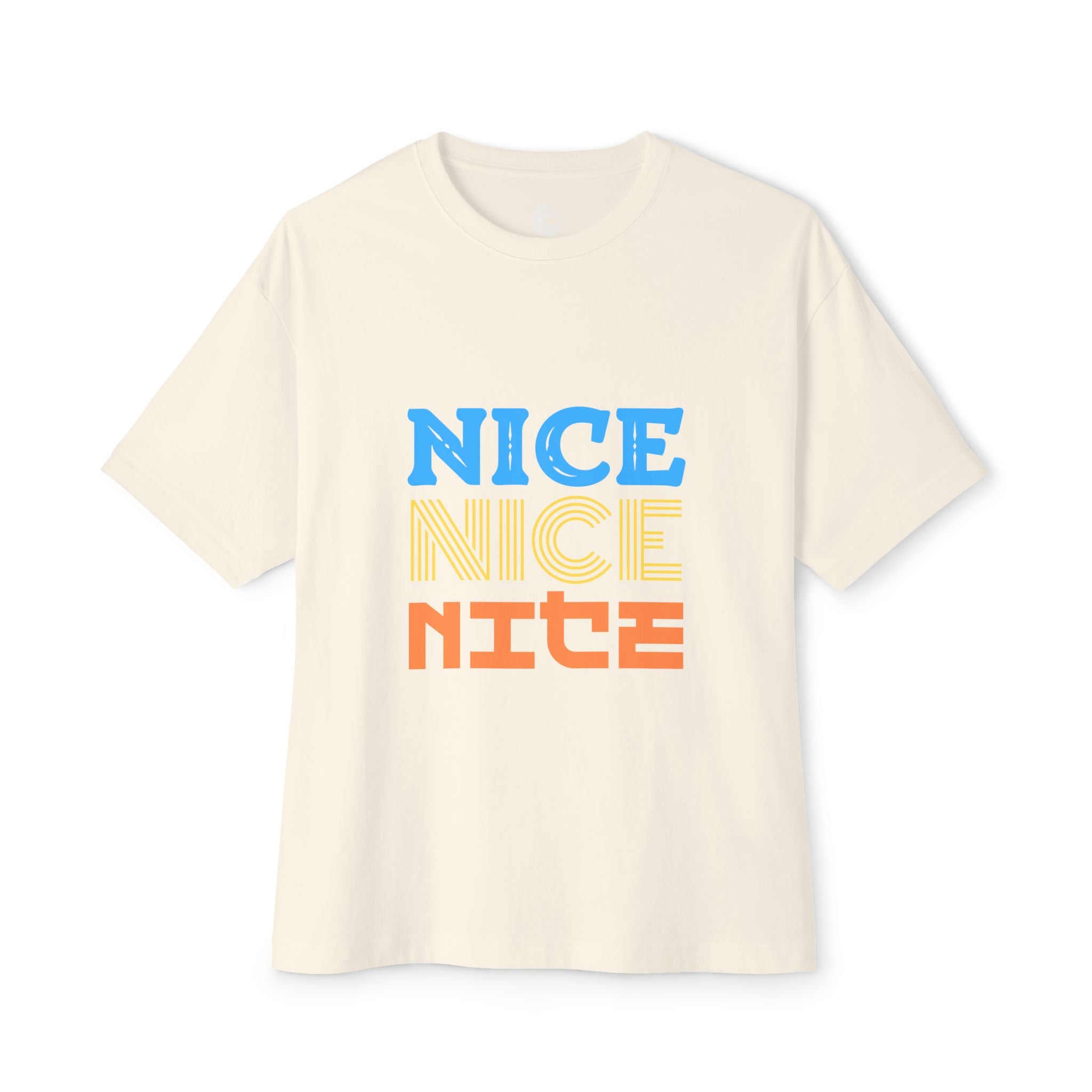 Nice tshirt — Retro Colorblock Graphic T‑Shirt