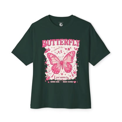 Butterfly Graphic Tee — Pink Vintage Butterfly Shirt