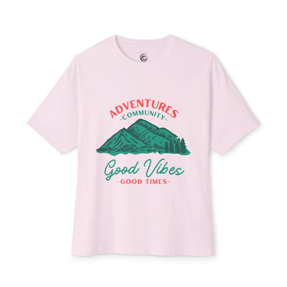 Good Vibes Mountain Tee — Adventures Community Graphic T-Shirt