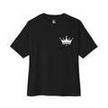 Black Tshirt Crown Reflection — Inspirational Oversized T-Shirt