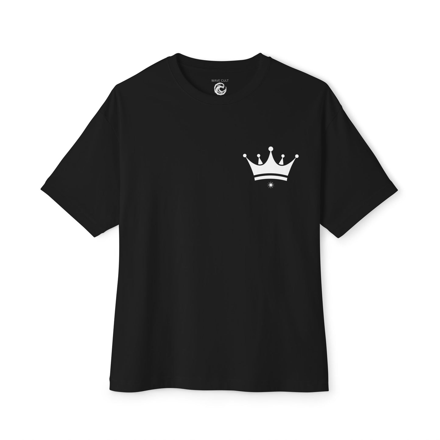 Crown Reflection Tee — Psalm 27:1 Inspirational Oversized T-Shirt