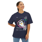 Music tshirt — 'Feel the Beat, Live the Pop' Oversized Boxy T-Shirt