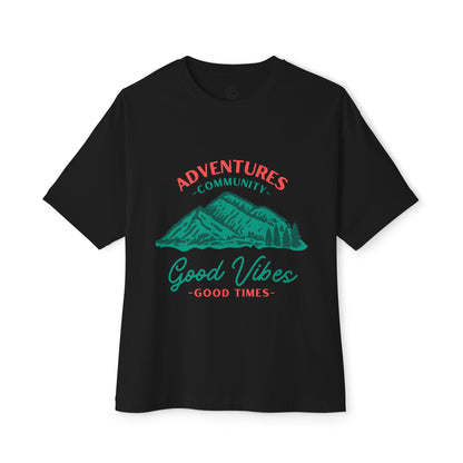 Good Vibes Mountain Tee — Adventures Community Graphic T-Shirt
