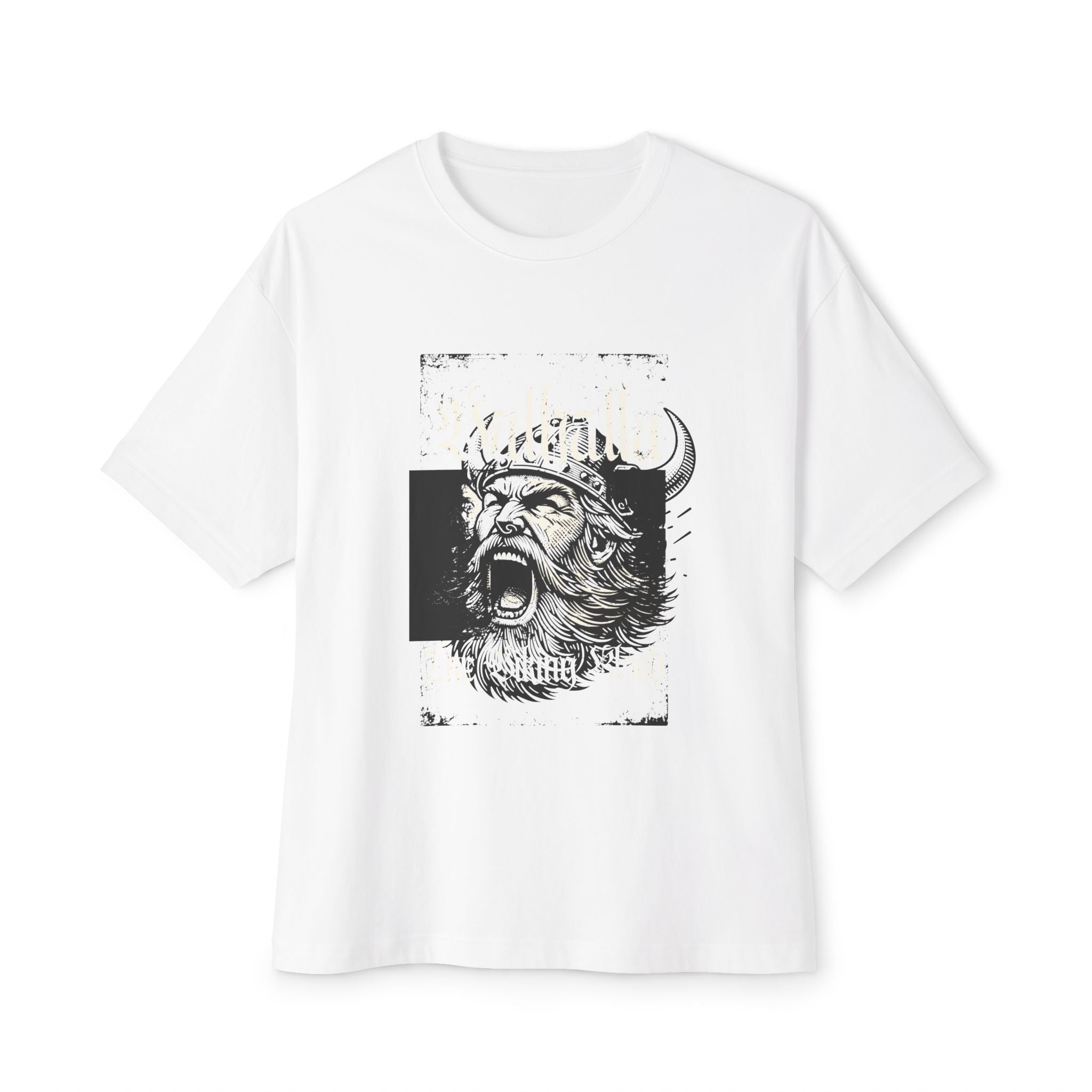 Oversized tshirt. Viking Warrior Graphic [Valhalla]