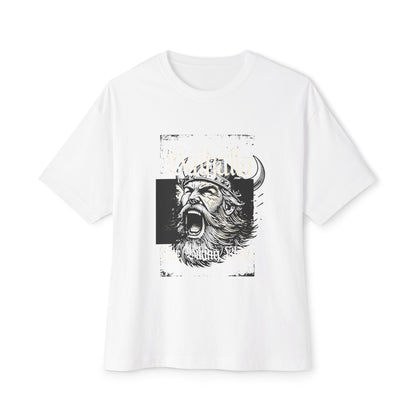 Viking Warrior Graphic Tee — Bold Norse Helmet Design