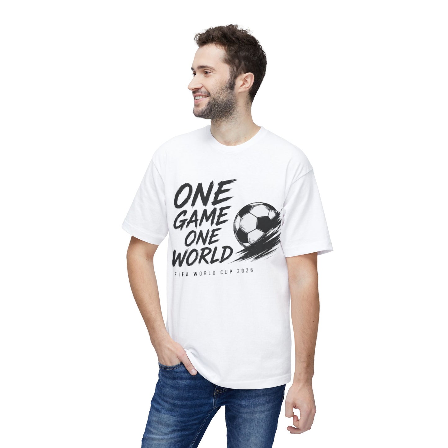One World One Game Soccer T-Shirt — World Cup 2026 Football Tee