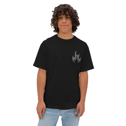 Black Rose Graphic Tee — 'Black Rose' Gothic Floral Oversized T-Shirt