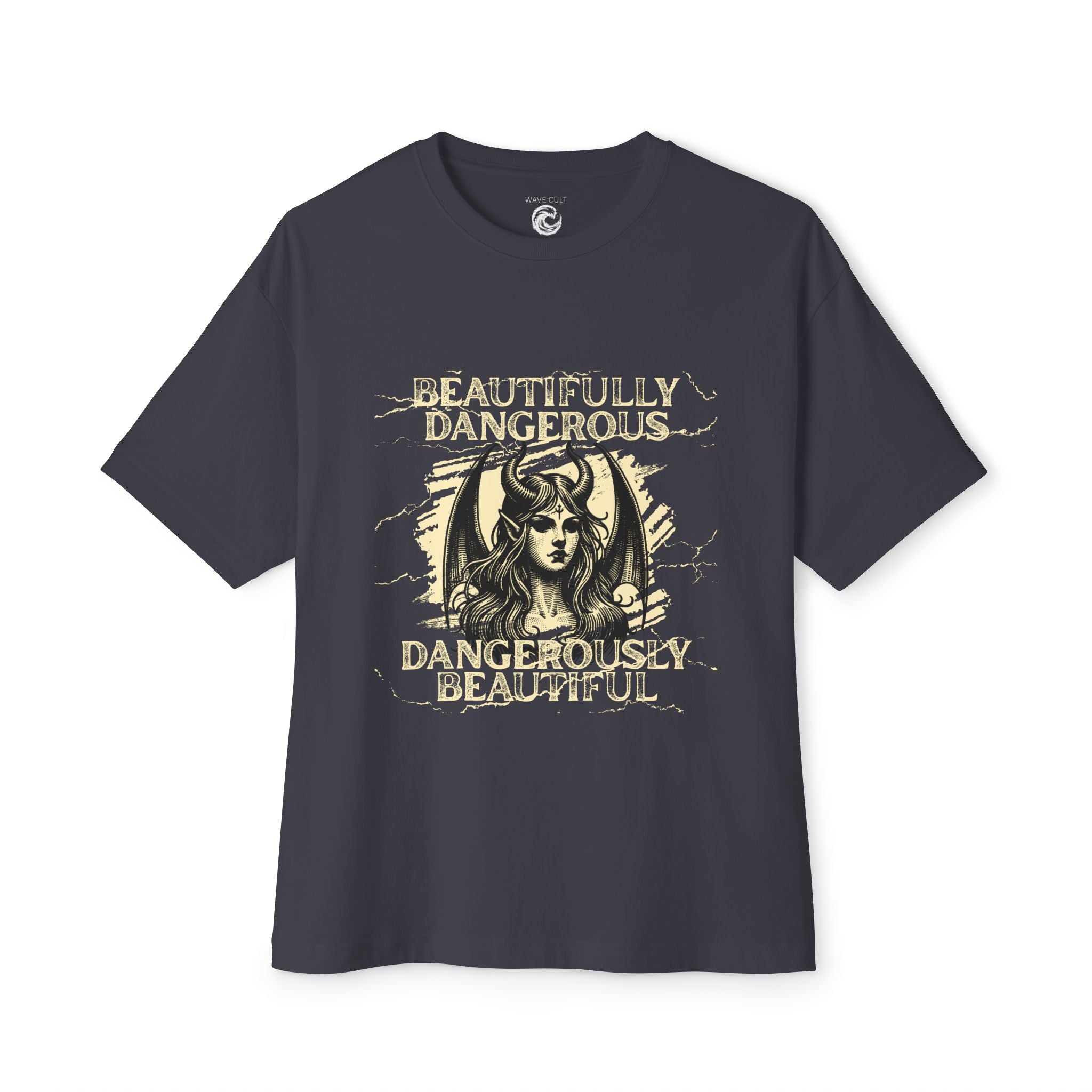 Goth tshirt — “Beautifully Dangerous, Dangerously Beautiful” Gothic.