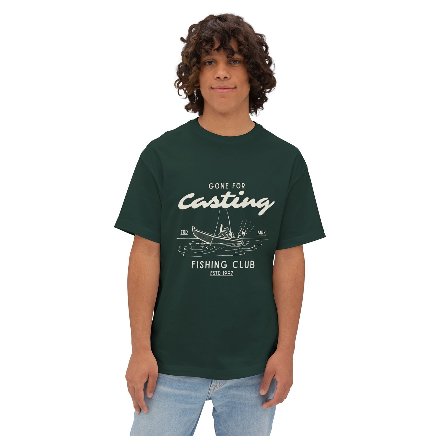 Fishing Club 'Gone for Casting' Tee — Vintage Boat Angler T-Shirt