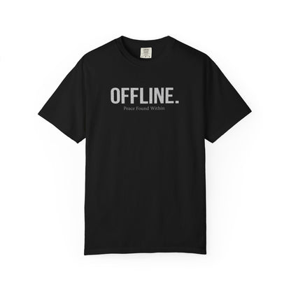 Offline Solitude T-Shirt — "Solitude: True Deep Conversations Happen in Silence" Graphic Tee